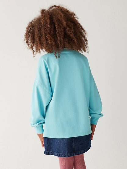 Arrival Autumn Girls’ Vivid Unicorn Cartoon Long Sleeves T-shirt in European and American Style-3