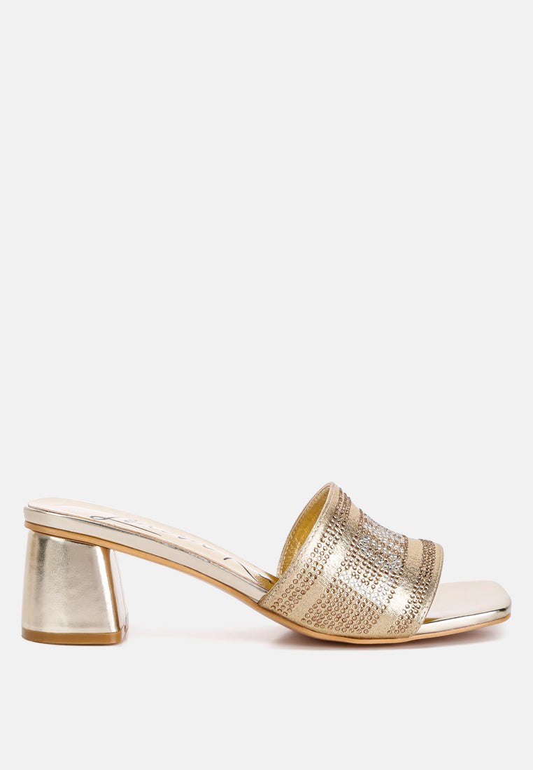 Starks Rhinestone Embellished London Sandals-0