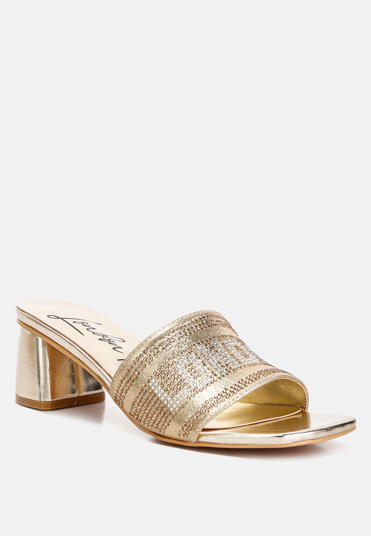 Starks Rhinestone Embellished London Sandals-1