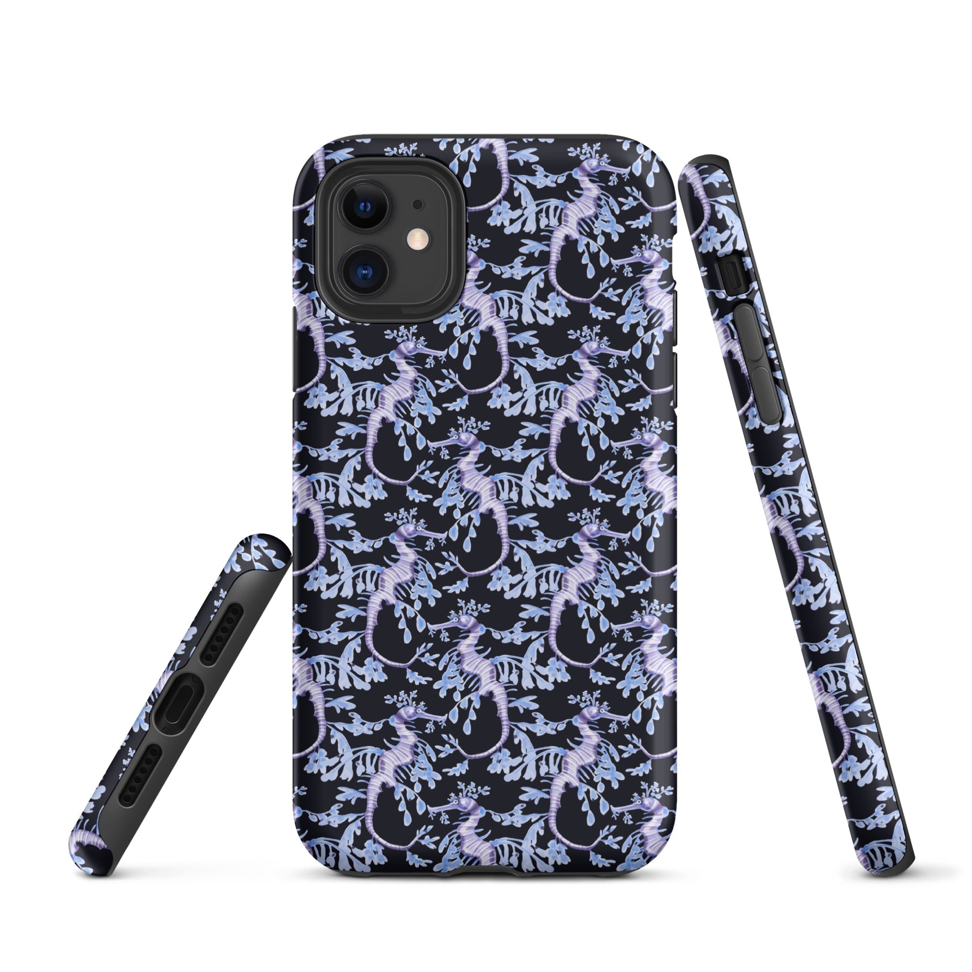 Purple Sea Dragons at Night Tough Case for iPhone®-2
