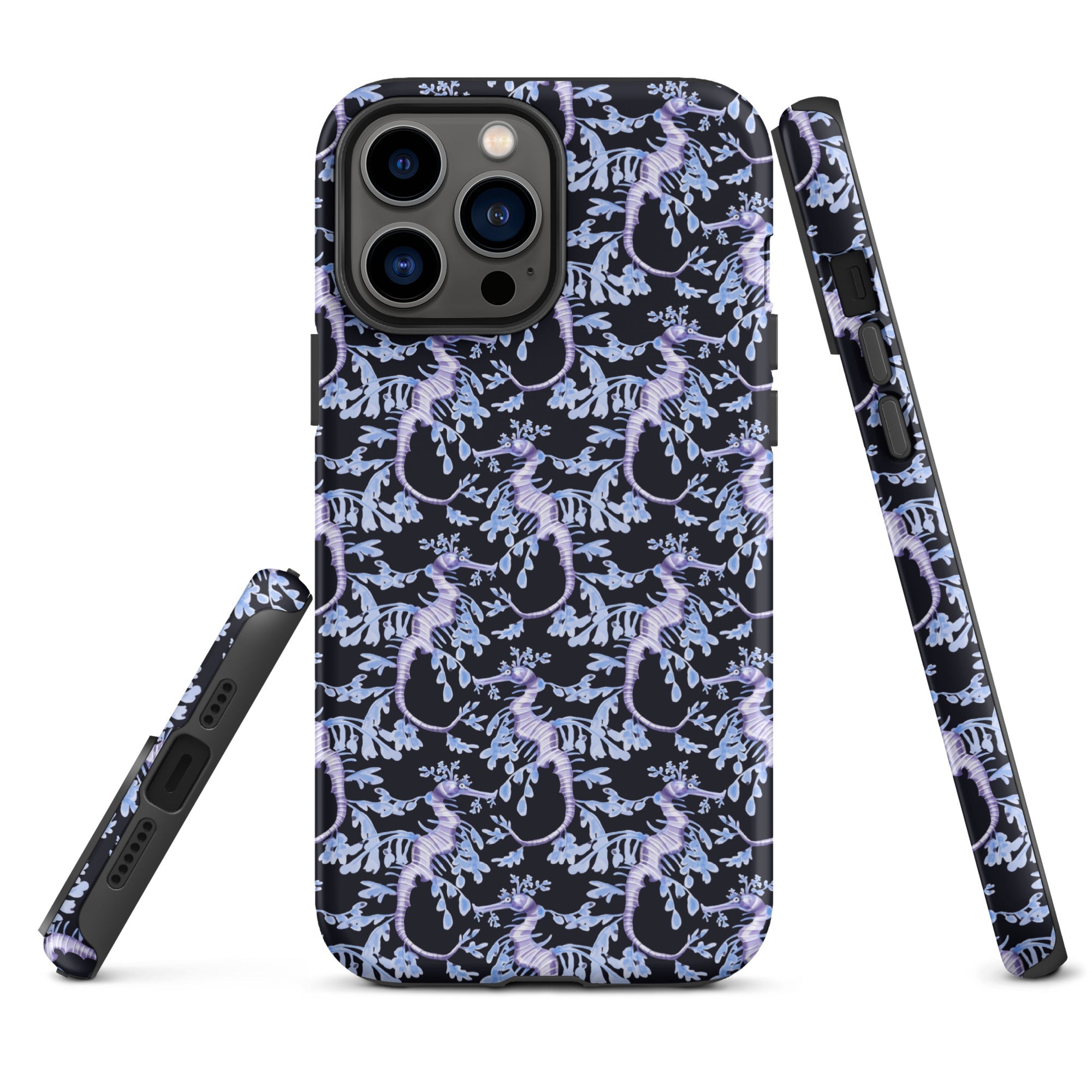 Purple Sea Dragons at Night Tough Case for iPhone®-12