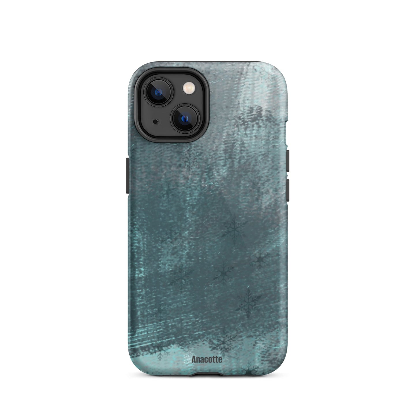 iPhone 14, 13, 12, 11 Christmas Theme iPhone Cases Snow Green Anacotte-24