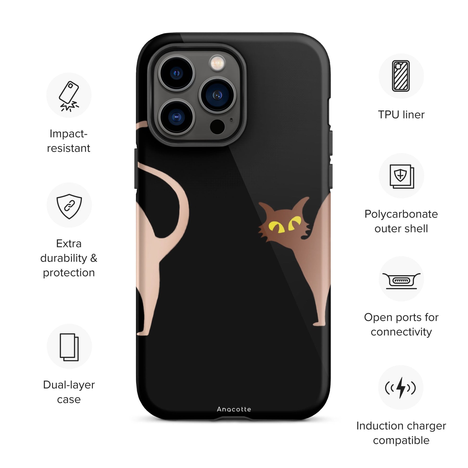 Anacotte Halloween for iPhone 14, 13, 12, 11 Case-1