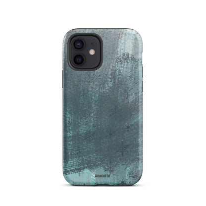 iPhone 14, 13, 12, 11 Christmas Theme iPhone Cases Snow Green Anacotte-11