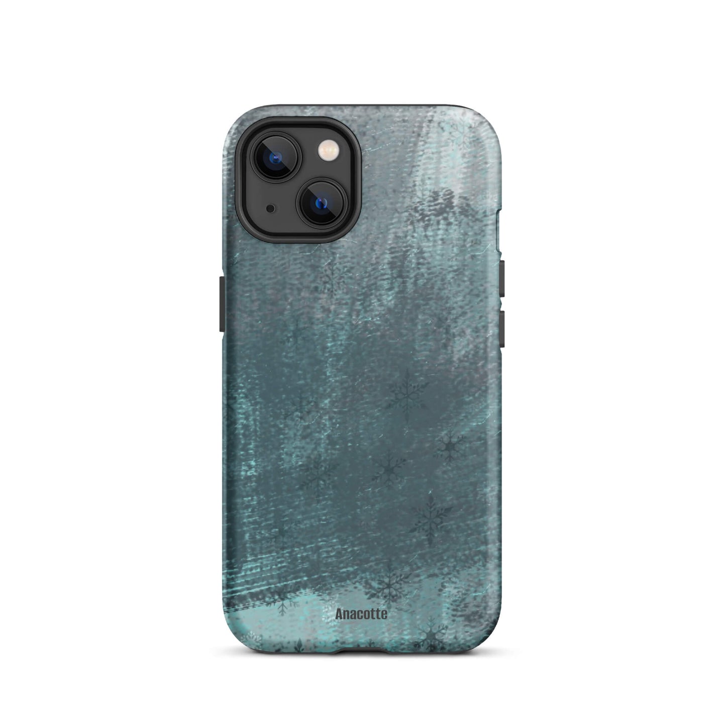 iPhone 14, 13, 12, 11 Christmas Theme iPhone Cases Snow Green Anacotte-22