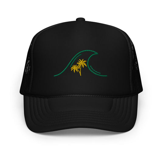 Tropical Seas Foam Trucker Hat-0