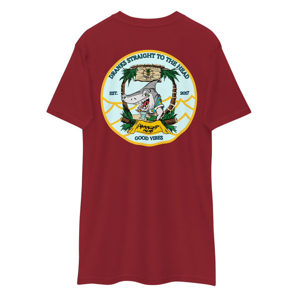 Men's Tropical Hammered Head Shark t-shirt-0