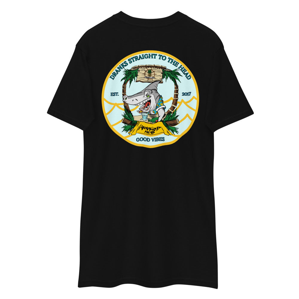 Men's Tropical Hammered Head Shark t-shirt-4