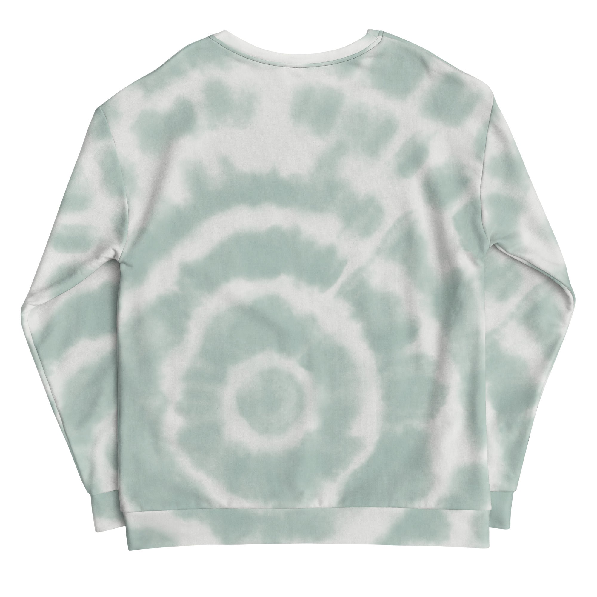 Green Tie-Dye Vibe Tropical Sweatshirt-1