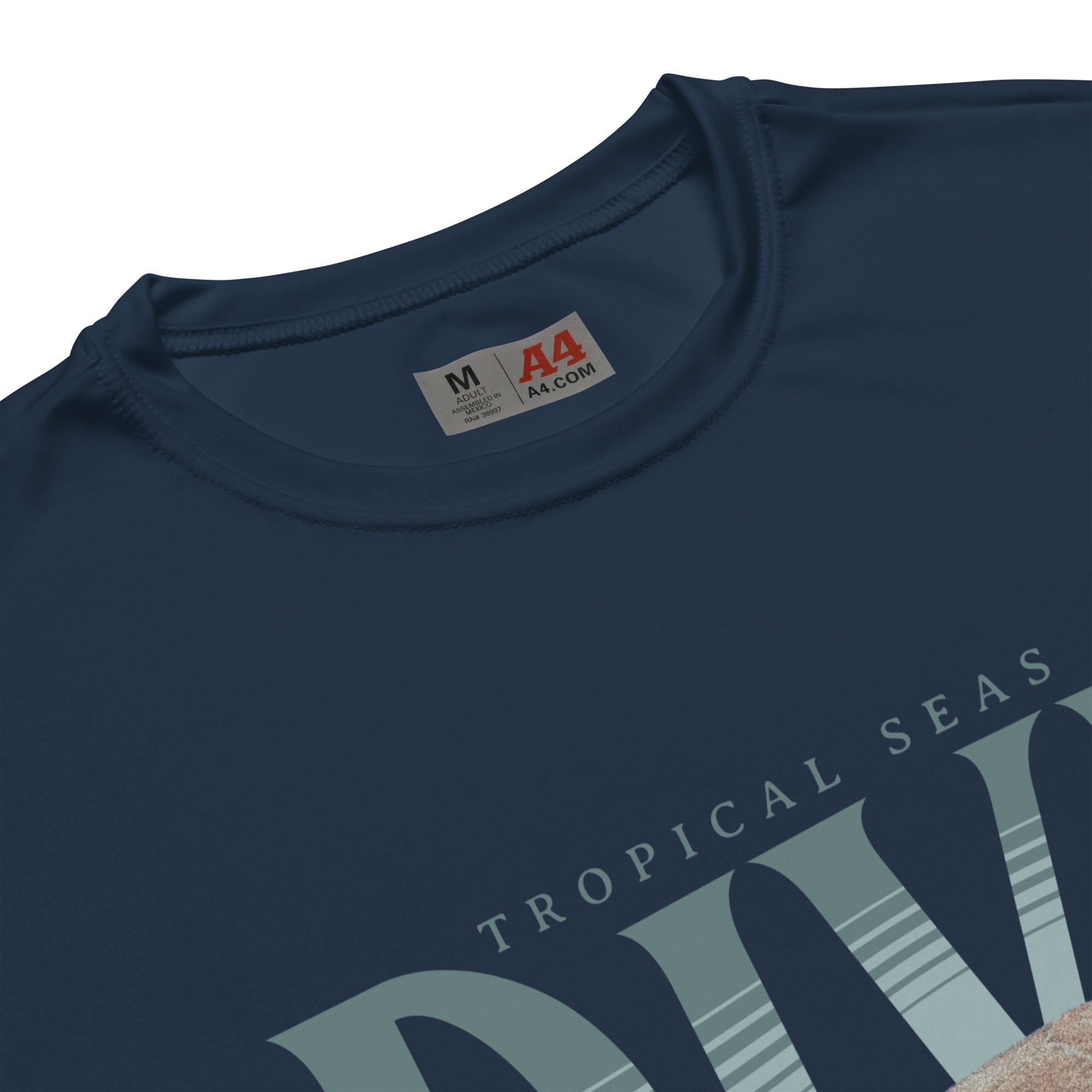 Dive Deep Sea Turtle Performance T-shirt-1