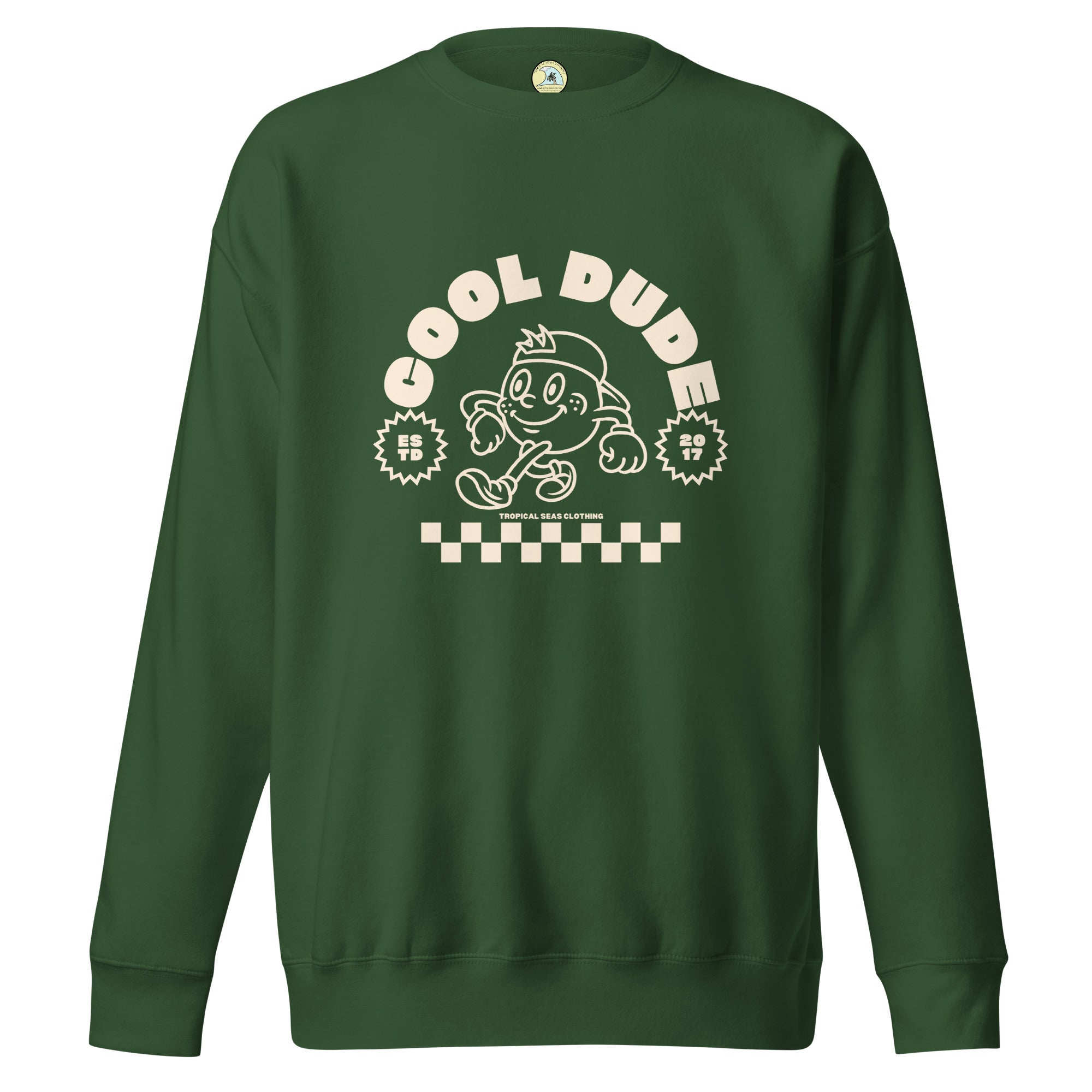 Cool Dude Surfer Premium Sweatshirt-2