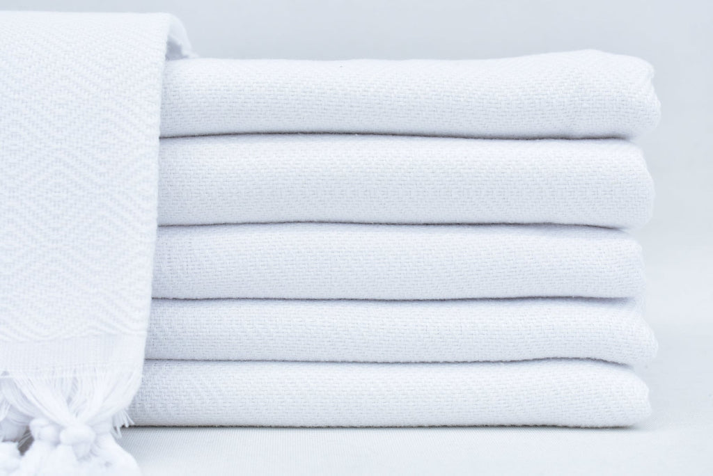 VENICE WHITE TURKISH TOWEL-0
