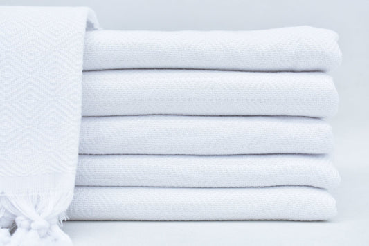 VENICE WHITE TURKISH TOWEL-0