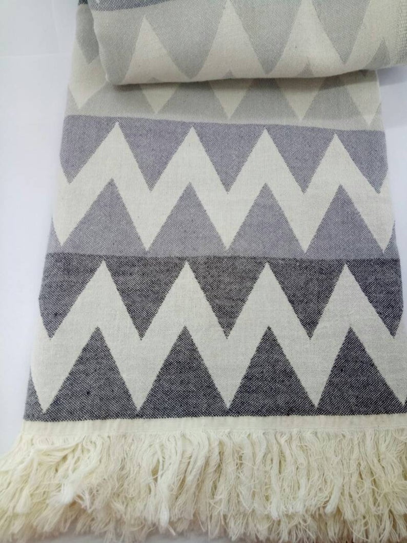 ZIG ZAG TURKISH TOWEL-5
